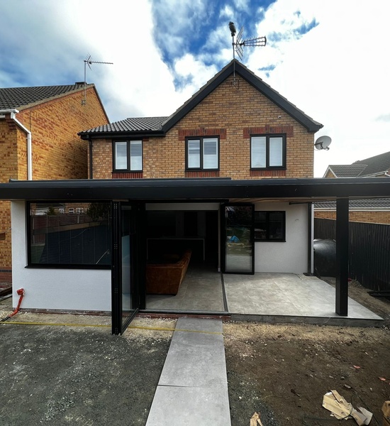 2 storey bedroom & Modern Kitchen day room extension Hull